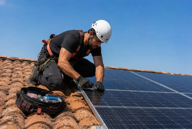 Maintenance et monitoring de panneaux solaires à Saint-Quentin-Fallavier