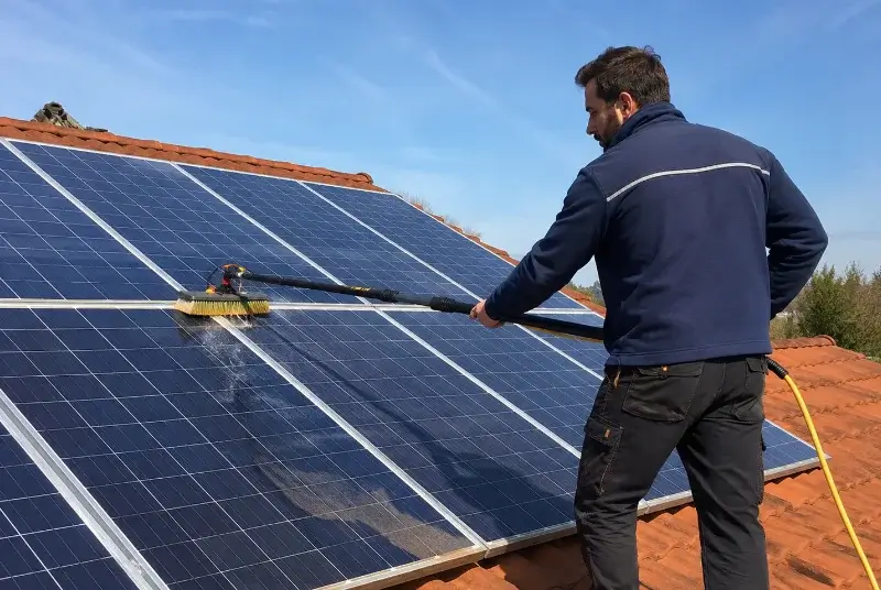 Nettoyage et entretien de panneaux solaires à Saint-Quentin-Fallavier